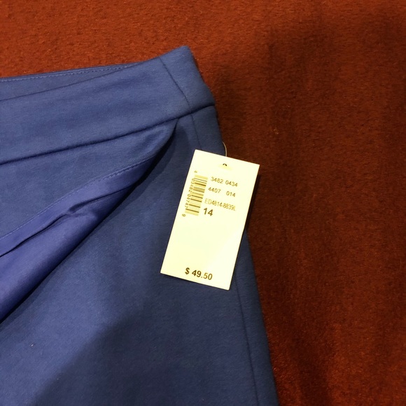 Ricki’s blue pencil skirt wt spilt front NWT - Picture 3 of 6